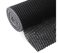 Forro de estante, rollo no adhesivo de 12 pulgadas x 20 pies para cajones, agarre antideslizante, duradero, fuerte, limpieza, para armarios, cocina, almacenamiento, escritorios, utensilios de cocina,