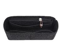 Forro de fieltro con múltiples compartimentos para bolsas de hombro, bolsa de mano, solución de almacenamiento, organización de maquillaje de viaje