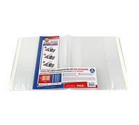 Forro de Libros Autoadhesivo, Ajustable y Transparente - Pack de 10 Forros 29,5x55cm