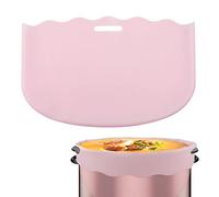 Forro de Olla de Cocción Lenta Compatible con Crockpot 6-8 Quart, Reutilizable Resistente al Calor Slow Cooker Liner de Silicona para Crockpot Ovaladas o Redondas Ollas (Rosa)