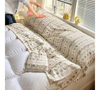 Forro de saco de dormir estampado, saco de dormir de algodón lavado suave con cierre de cremallera, juego de funda de edredón portátil de 3 piezas para adultos, ligero para camping, albergue, tren