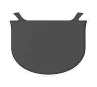Forro de silicona de olla de cocción lenta para 6QT y 8QT, e inserto de cocción resistente al calor para una fácil limpieza (negro 6QT)