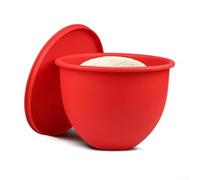 Forro de Silicona para Bol de 5 Cuartos - Antideslizante para Batidora de Pie con Cabezal Inclinable - Reduce Vibraciones y - Cocina Doméstica - 23x23x18.5 cm(Red A)