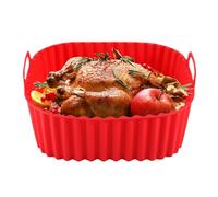 Forro de silicona para freidora - no pegajoso, resistente al calor | Reusable Baking Mat, Food-Safe, Perfect for Deep Fryer, Gentle, Easy To Clean, Healthy Cooking Accessory, Cooking Aid