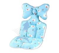 Forro del asiento del cochecito - Inserto de asiento de coche para recién nacidos,Alfombrilla de almohada de soporte de cabeza y cuerpo de forro de cochecito de bebé para asientos de coche