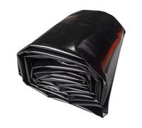 Forro flexible negro para estanque de jardín, piscina, estanque de peces, agua, fuentes de arroyos, estanques koi (6.5 x 21 pies) - Protección resistente al agua