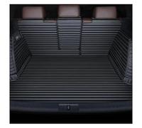 Forro Interior Alfombrilla para Maletero de Coche para VW para Sharan 2012-2019, Accesorios para Interior, Alfombra antipiel Bandeja Maletero(BLK BGE 1)
