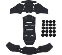 Forro Interior Casco Moto para Bell Eliminator Carbon 2021 2022 2023 2024 2025 2026, Suave Transpirable Anticolisión Casco Protecciónde Suministros de Reemplazo,A-Black