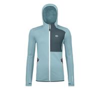 Forro Ortovox FLEECE HOODY W (gris glaciar) mujer