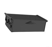 Forro para carrito de camping para mantener la limpieza en carritos plegables mientras soporta necesidades de transporte resistentes (8 pulgadas, negro)