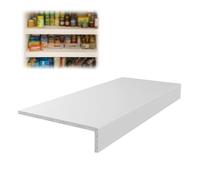 Forro para Estantes Cubiertas Blancas para Rejillas de Alambre, Cubierta para Estante de Despensa de Armario, Estante Decorativo Impermeable y Extraíble, Personalizado(1pc,L30xW16"/76x41cm)