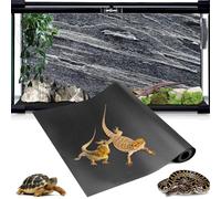 Forro para terrario de reptiles de 120 galones, 96 x 24 pulgadas, accesorios de tanque de dragón barbudo, sustrato de dragón barbudo para recinto de reptiles de 4 x 2 x 2, alfombra de cama de reptiles