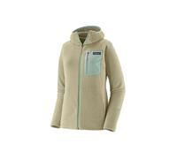 Patagonia - Forros polares mujer - W's R1 Air Full-Zip Hoody Weathered Stone para Mujer - Talla S - Verde Verde S