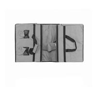 Forro plegable para carrito de vagón, tela Oxford, mayor capacidad, para camping, jardín, playa, carro, carro, bolsa interior para carrito de compras (gris)