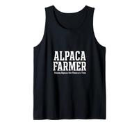 Forro Polar Alpaca Farmer criando Alpacas Camiseta sin Mangas