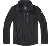 Forro polar Brandit Troyer Hombre Militar Táctico Cálido Polar Negro
