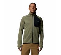 Forro polar Columbia Triple Canyon Grid Fleece FZ II (Stone Green Heather, Black) Hombre