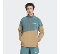 Sudadera funcional de hombre Adidas Mt Cw Fl Anrk Talla: XL / Color: beige/verde