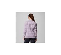 Columbia Benton Springs - Sudadera Estampada de Forro Polar para Mujer, Color Morado Shale Deschutes Days, Talla S