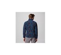 Columbia Sequoia Grove - Chaqueta de forro polar con cremallera completa estampada para hombre, Collegiate Navy Horizons, talla M