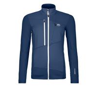 Forro polar Ortovox FLEECE GRID JACKET W (blue nunatak) Mujer