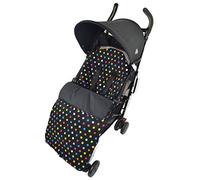 Forro polar saco/Cosy Toes Compatible con Britax Smart ágil doble funda para diseño de lunares