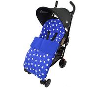 Forro polar saco/Cosy Toes Compatible con Maclaren Techno XT XLR Quest Volo azul Star