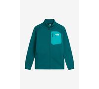 The North Face - Forros polares - M Crest Full Zip Jacket Pacific Teal TNF Black - Talla L - Verde Verde L