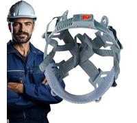 Forro protector de cabeza, suspensión de inserción de forro de casco duro, ajuste de perilla, accesorios de sombrero de seguridad | Interior ergonómico universal transpirable de absorción de golpes