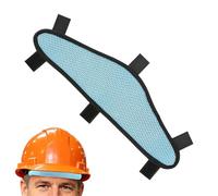 Forro transpirable para el sudor, acolchado de casco duro, banda de casco de 13.6 x 5.8 pulgadas con diseño de tela que absorbe la humedad, capa de inserción de refrigeración lavable, estilo cómodo