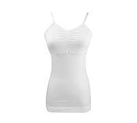 Forro Vestido Transparente Fajas Colombianas M Sujetador Acolchado Con De Barriga Para Mujer Camisola Camiseta Sin Mangas De Compresión Sin Fajas Reductoras Adelgazantes Mujer Waist White S