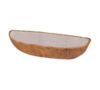 Forros de coco para cesta de plantas, forro de plantas montado en la pared de 24 a 48 pulgadas, forro de fibra de coco natural para colgar cestas de repuesto para caja de muro, 36 pulgadas