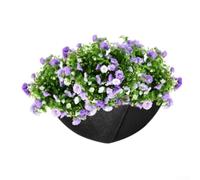 Forros de fieltro para cestas colgantes, 2 unidades para promover el crecimiento saludable de flores y plantas verdes (16 x 7.9 pulgadas)