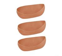 Forros de fieltro para cestas de plantas, paquete de 3 forros colgantes para un cuidado eficaz de las plantas y decoración de jardín (24 pulgadas)