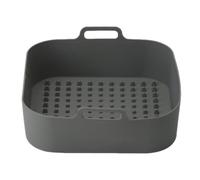 Forros de freidora de aire reutilizables | Cesta cuadrada de silicona para freidora de aire | Freidora de antiadherente segura para alimentos Revestimientos de silicona Accesorios para horno, ces