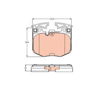 Forros de Freno Pastillas para BMW X3 G01 F97 xDrive20d xDrive30i 5er Touring