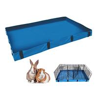 Forros de Jaula de Conejillo de Indias de 47 x 24 Pulgadas, Impermeable, Parte Inferior de Lona Duradera para Rejillas, hábitat, Parte Inferior de Jaula de Animales