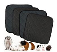 Forros De Jaula Para Animales Pequeños | 4 Piezas Almohadilla Absorbente Para Entrenamiento - Alfombrilla Lavable Antideslizante,Para Animales Pequeños Conejo Hámster Erizo Chinchilla Área De