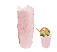 Forros de papel para magdalenas - 200 envoltorios para muffins a prueba de grasa, resistentes y fáciles de usar | Accesorios para hornear para bodas, cumpleaños, Catering, fiestas, postres, decoración