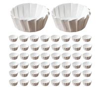Forros de papel para magdalenas, tazas para hornear a prueba de , hojas de pergamino vasco, juego de suministros de cocina resistentes a la grasa, colección de envoltorios redondos para hornear