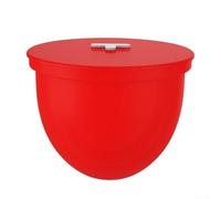 Forros de silicona de 4.5 cuartos para batidora de ayuda de cocina, inserto de cuenco de silicona equipado con una cubierta de hebilla de seguridad, para batidora de pie, accesorios de mezclador y