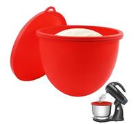 Forros de Silicona para Batidora, Reutilizable Inserto de Silicona para Batidoras de Cabeza Inclinada de 5 Qt con Tapas, apto para lavavajillas y Microondas (rojo)