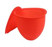 Forros de silicona para batidoras de soporte de cabeza inclinada, reducen el cruce entre recetas, apto para lavavajillas, microondas, fácil de manejar y almacenar (rojo)