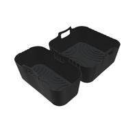 Forros de silicona para cesta de freidora de aire | Revestimientos reutilizables para freidora de aire, bandeja de vapor reutilizable antiadherente extraíble para cocinar, horno, verduras, carne