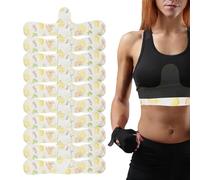 Forros De Sujetador - 10 Piezas De Inserciones Absorbentes De Humedad | Almohadillas Para El Sudor Debajo Del Pecho | Material De Tela Transpirable - Para Entrenamiento Yoga Ciclismo Correr Senderismo