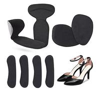 Forros de talón con almohadillas de tacones, almohadillas metatarsianas de zapatos de tacón alto, plantillas reutilizables para talón de bola de pie, almohadillas antideslizantes en el antepié,