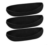 Forros para cestas colgantes, cajas de ventana y soportes para plantas de valla, paquete de 3 forros de fieltro + tela no tejida (24/30/36 pulgadas, negro, transpirable y resistente a la intemperie