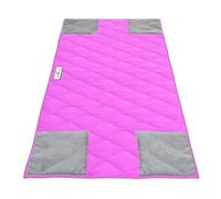 Forros para jaulas de cobayas PopCorner inspirados en Patas | Almohadilla Absorbente para orina con Esquinas reforzadas y Base Impermeable (Medio Oeste, Rosa)