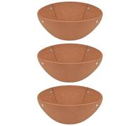 Forros para macetas | Forros de cesta de flores para exterior - 3 piezas de insertos de fieltro para exteriores, interiores, cultivo, jardín, ventana, patio, decoración de patio trasero
