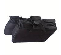 Forros Suaves para Alforjas Negras de Motocicleta Touring Electra Street Road Glide Classic CVO FLTR Tour Pack